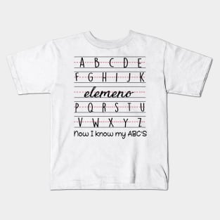 abc alphabet teacher Kids T-Shirt